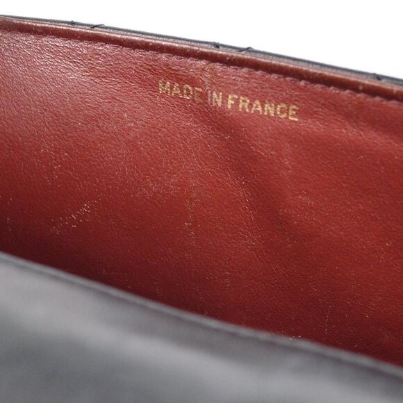 Chanel Black Lambskin Classic Square Flap Shoulder Bag - Picture 6 of 9